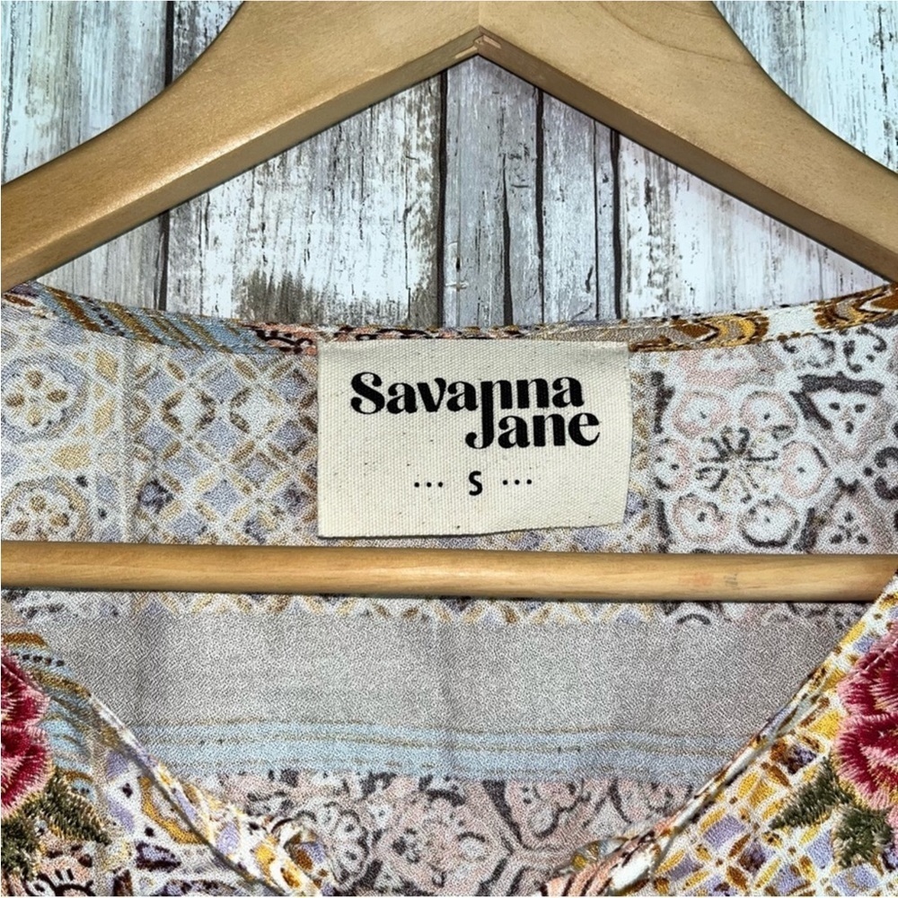 Savanna Jane Bohemian Floral Blouse - Picture 6 of 7